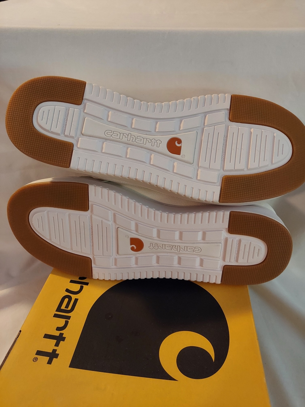Carhartt Men’s Detroit Canvas Safety Toe Shoes Sneakers White New 10M - Picture 8 of 11